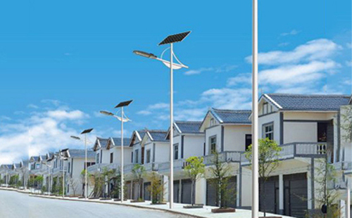 舟曲太阳能路灯配置与在乡村道路照明中的应用